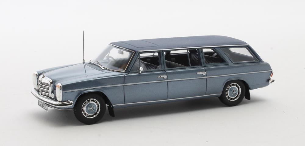 Mercedes-Benz V114 LWB Crayford Estate 1971 Blauw - 1:43